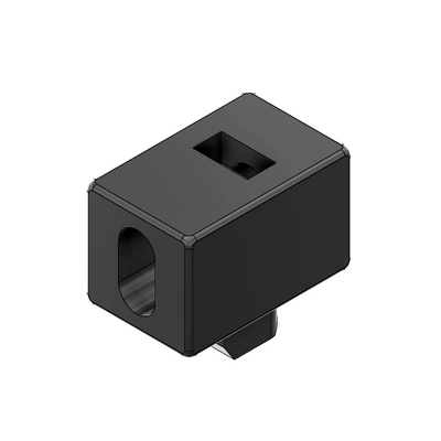 64-070-0 MODULAR SOLUTIONS ZINC PART<br>SPACER BLOCK MODEL 45 GRAY